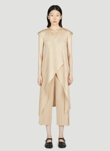 Waterfall Plissé Vest