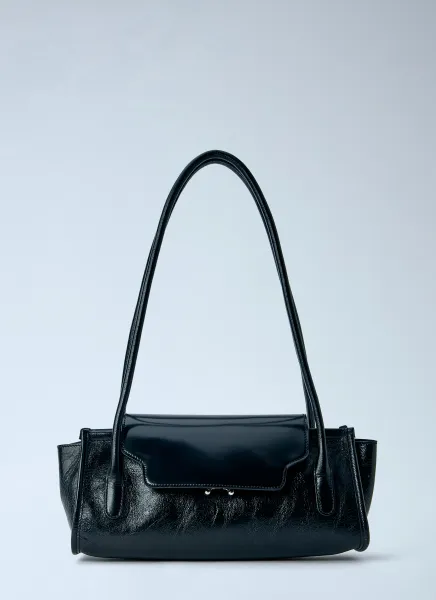 Trunkette Leather Shoulder Bag