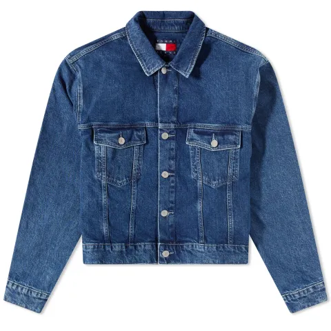 Flag Denim Trucker Jacket