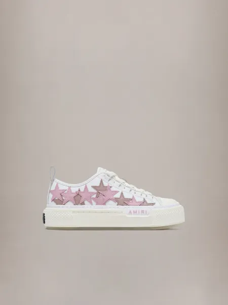 WOMEN - WOMEN'S STARS COURT LOW - WHITE/PINK