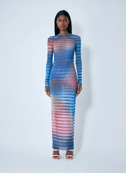 Air Mesh Maxi Dress