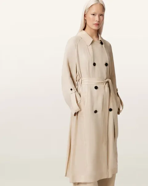 Lizie Double Breasted Trench Coat