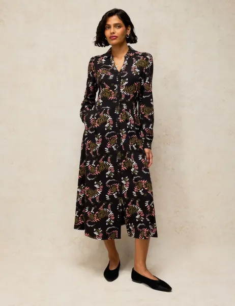 White Stuff Reegan Jersey Midi Tea Dress