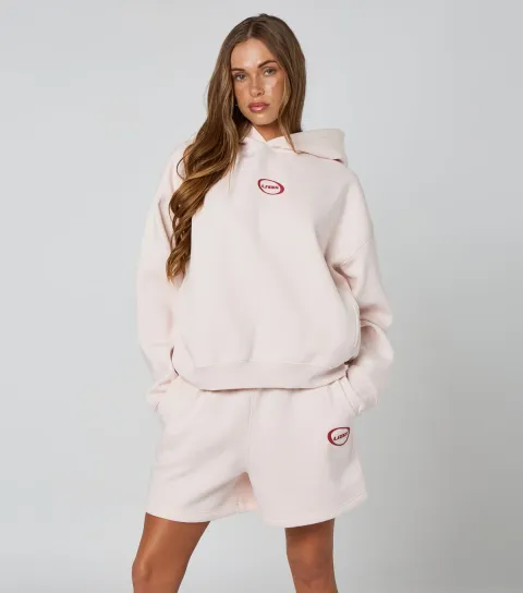 Women's Light Pink Logo Hoodie