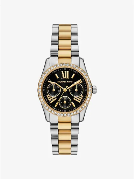 Mini Lexington Pavé Two-Tone Watch