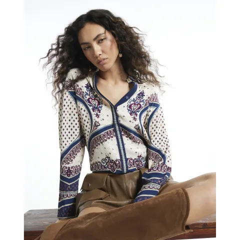 River Island Geometric Paisley Shirt