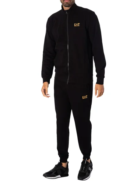 EA7 Emporio Armani Logo Zip Through Tracksuit