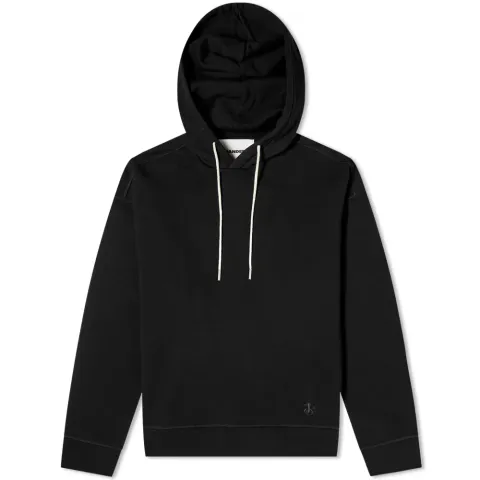 Plus Contrast Pull Logo Hoodie