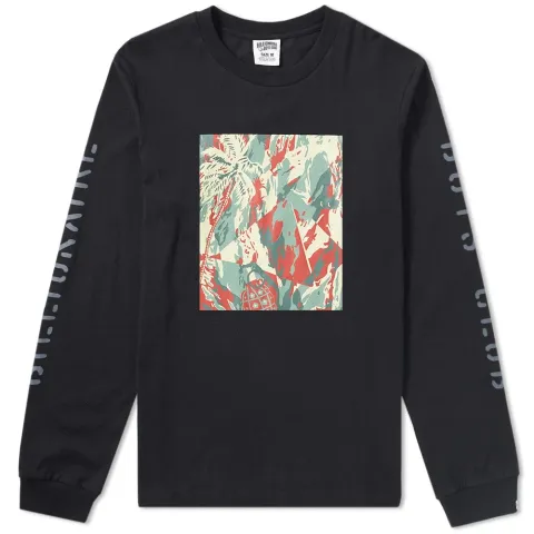 Long Sleeve Lizard Camo Tile Tee