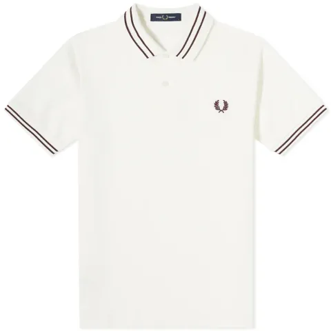 Textured Panel Polo Shirt