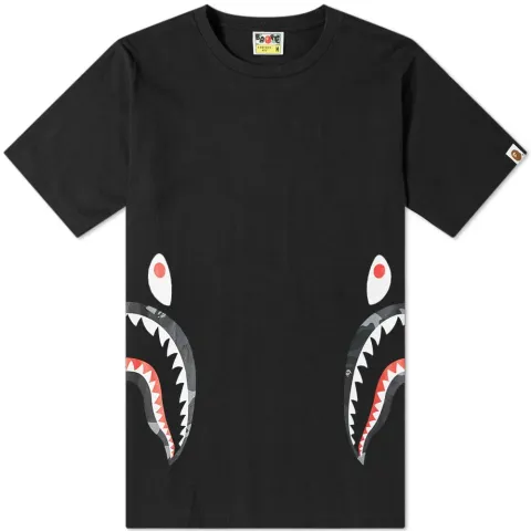 Colour Camo Side Shark T-Shirt