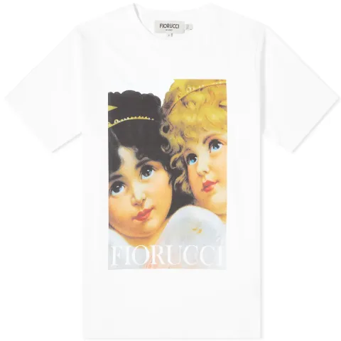 Angels Fly Poster T-shirt White