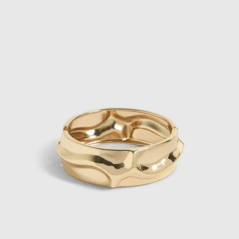 River Island Hammered Hinge Bangle