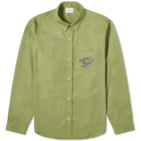 Sketch Logo Button Down Shirt