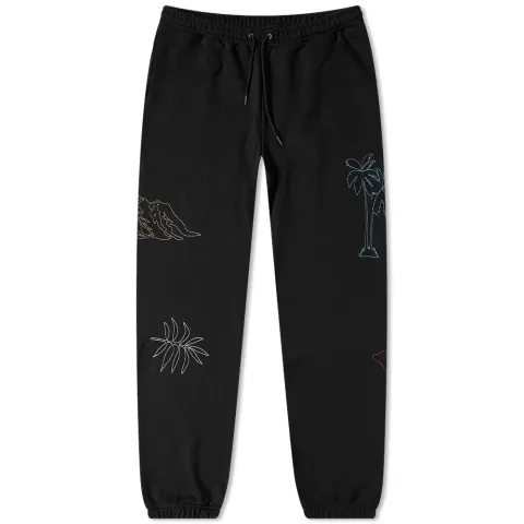 Purdil Embroidery Sweat Pant