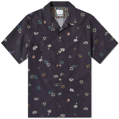 Floral Print Short Sleeve Shirt
