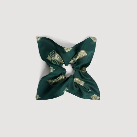 Paisley print scrunchie