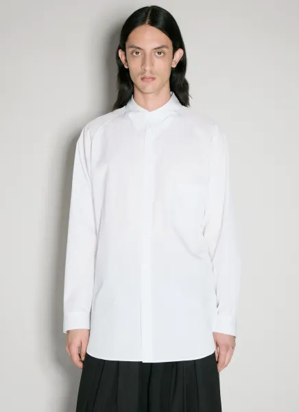 Broad A-Ashymme Notched Shirt