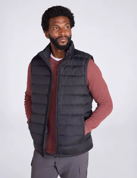 Mountain Warehouse Seasons Water Resistant Padded Gilet Black