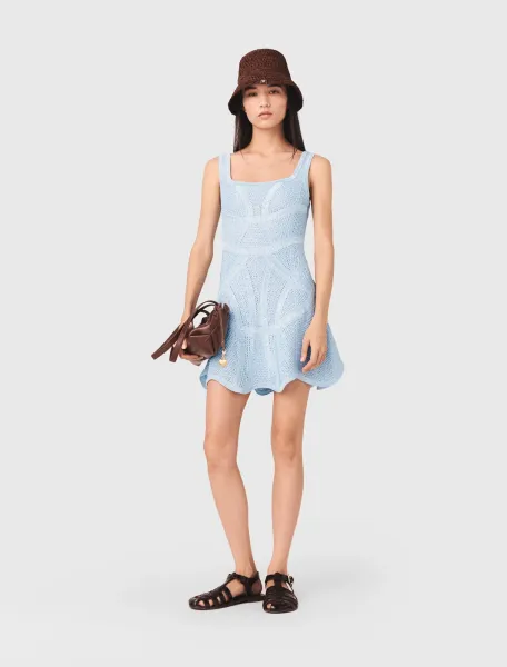 Short crochet dress