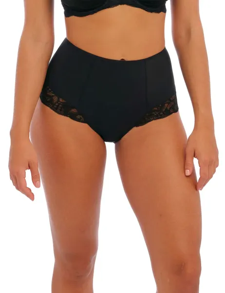 Fantasie Reflect High Waisted Full Briefs Black