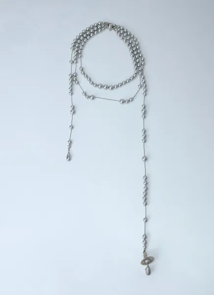Vivienne Westwood Broken Pearl Necklace