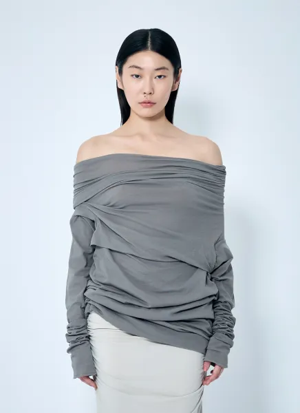 Bound Long Sleeve Top