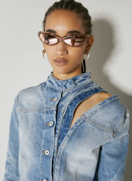 Hook And Eye Denim Moto Jacket