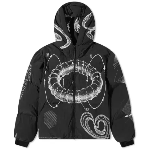 All Over Print Down Jacket