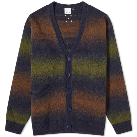 Striped Knitted Cardigan