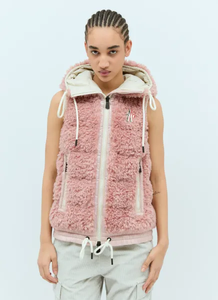 Padded Teddy Zip-Up Gilet