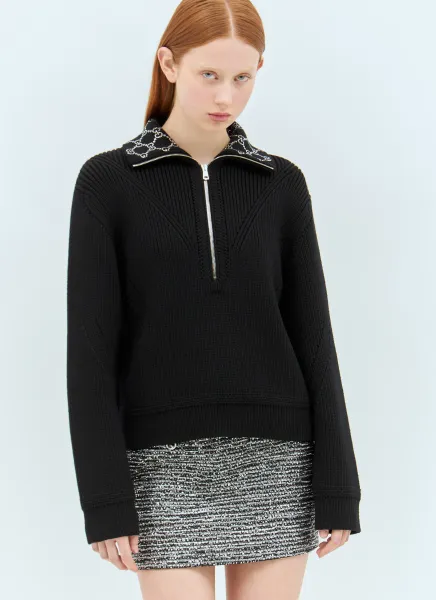 High Neck Wool Sweater