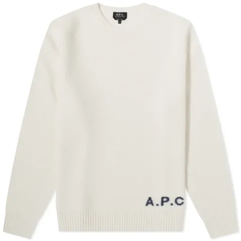 A.P.C. Edward Logo Crew Knit