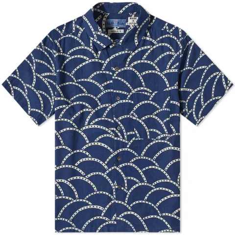 Gauze Wave Bassen Vacation Shirt