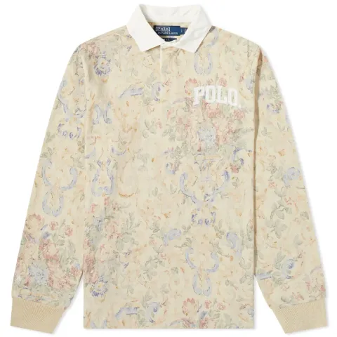 END. x Polo Ralph Lauren 'Baroque' Long Sleeve Rugby Shirt