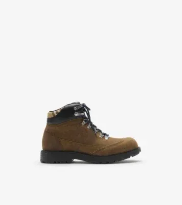 Suede Moor Hiking Boots in Jute beige