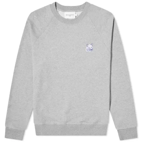 Maison Kitsuné Cool-Tone Fox Head Patch Clean Crew Sweat