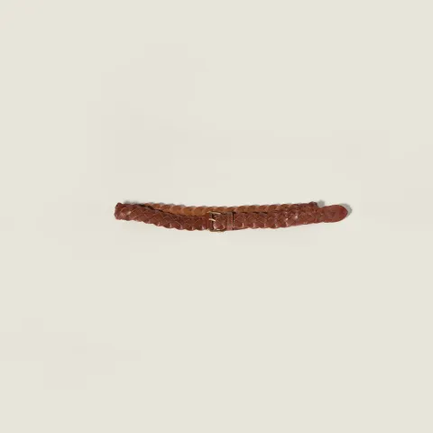 Leather belt