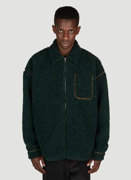 Zip Front Fleece Jacket