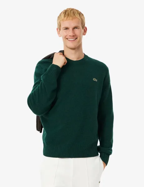 Lacoste Pure Wool Crew Neck Jumper