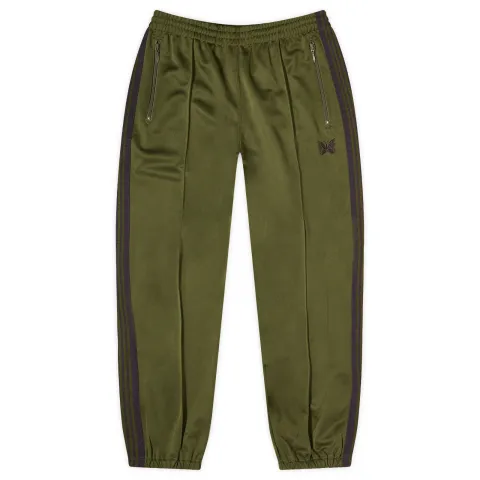Poly Smooth Zipped Track Pants