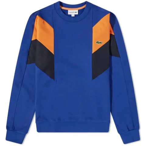 Chevron Colour Block Crew Sweat