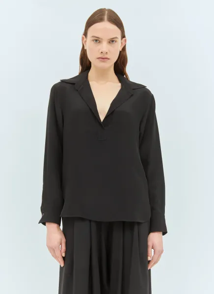 Silk Crêpe de Chine Shirt