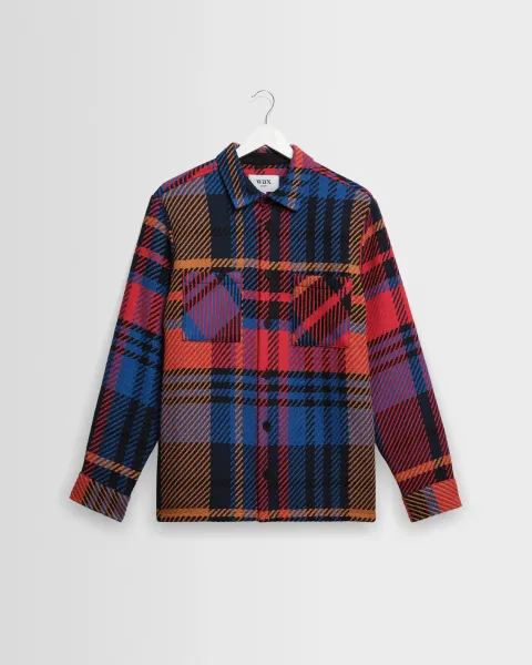 Whiting - Purple and Red Bold Check Overshirt