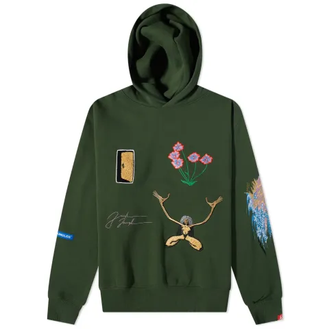 Exit Through The Back Embroidered Hoodie