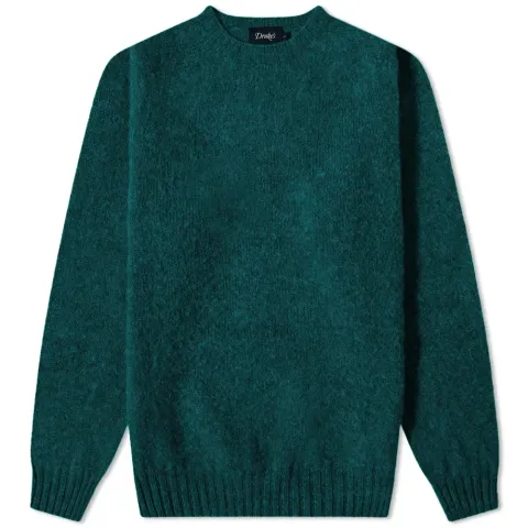 Brushed Shetland Crew Knit