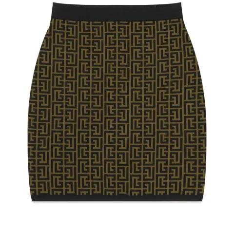 Monogram Jacquard Skirt