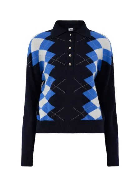 Wool & Cashmere Blend Sequoia Sweater - Periwinkle