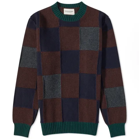 Check Crew Knit