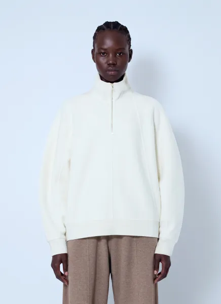 Max Mara Raglan Sleeve High-Neck Pullover